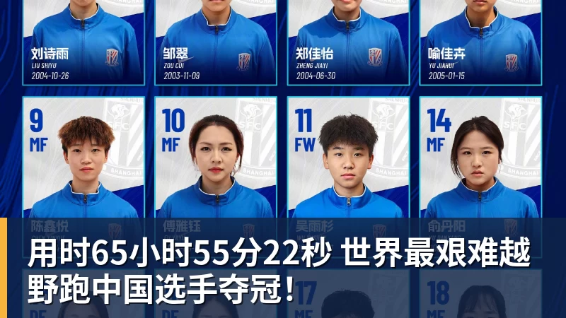 用时65小时55分22秒 世界最艰难越野跑中国选手夺冠！